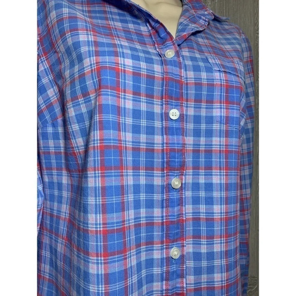 J. Crew Factory Perfect Fit Plaid Cotton Shirt XS - Picture 2 of 3